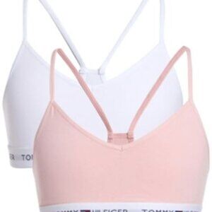 Tommy Hilfiger Girls Crop Sports Bra (Pack of 2) -Size XL
